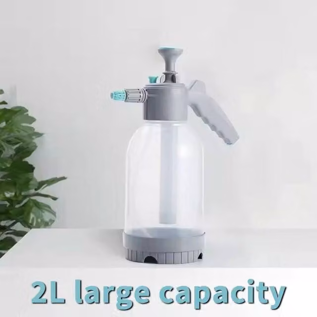 SPETLEK Hand Held Car Wash Foam Sprayer Pump, 2L, Clear