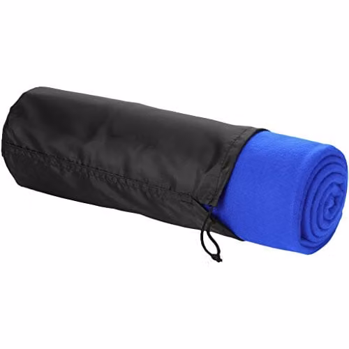 AMIGO Bullet Huggy Fleece Blanket and Pouch Pack of 2, Royal Blue, W: 155 cm, D: 120 cm