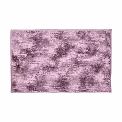 Allure Bath Fashions Bobble Chenille Non Slip Bath Mat, Purple, W: 50 cm, D: 80 cm