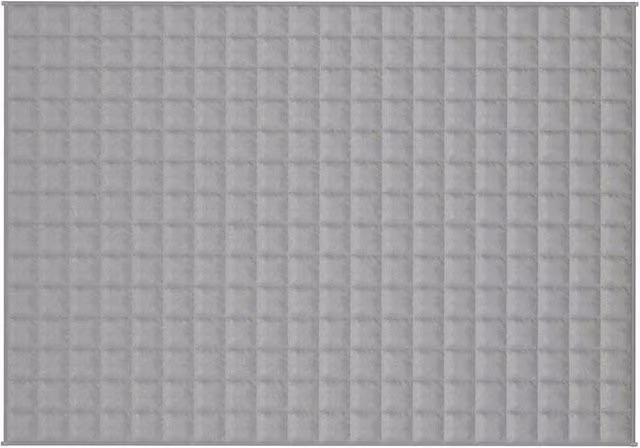 Berkfield Home Grey Weighted Blanket for Adults, W: 138 cm, L: 200 cm, 6 kg – 1