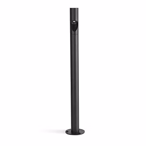Netlighting Bezel Black LED Bollard Lamp 8W 2700K IP65