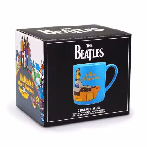 Half Moon Bay The Beatles Yellow Submarine Blue Ceramic Tea and Coffee Mug – 2