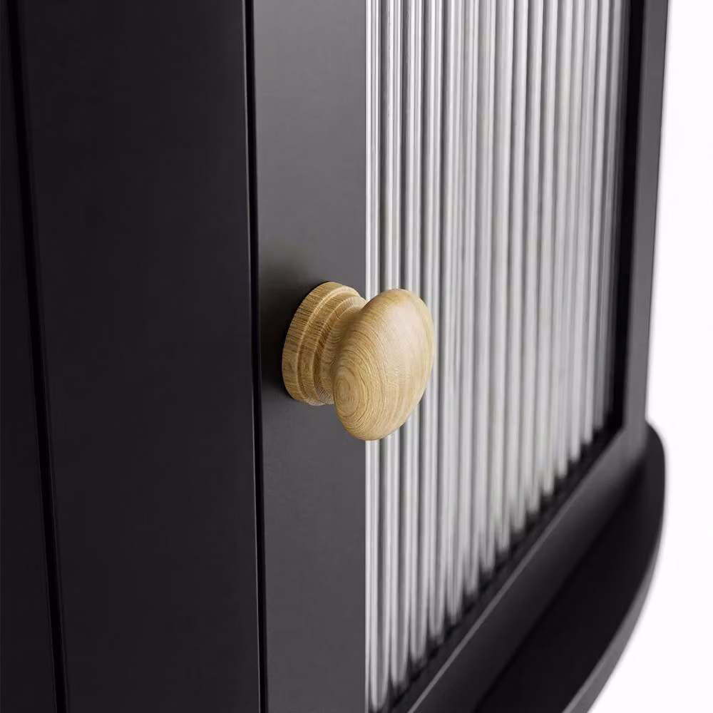 Toque Black Double-Layer Bamboo Corner Bread Bin – 5