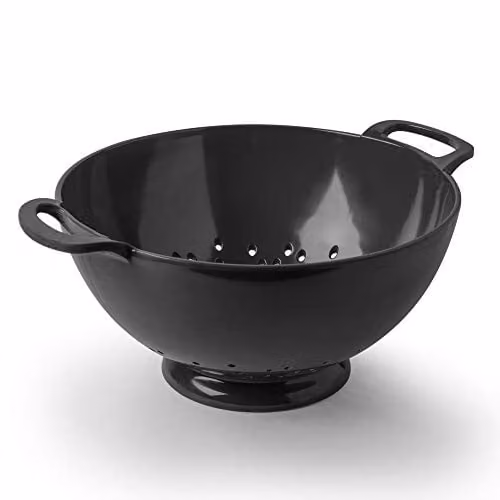 Zeal Melamine Colander with Handles, Grey, 24cm