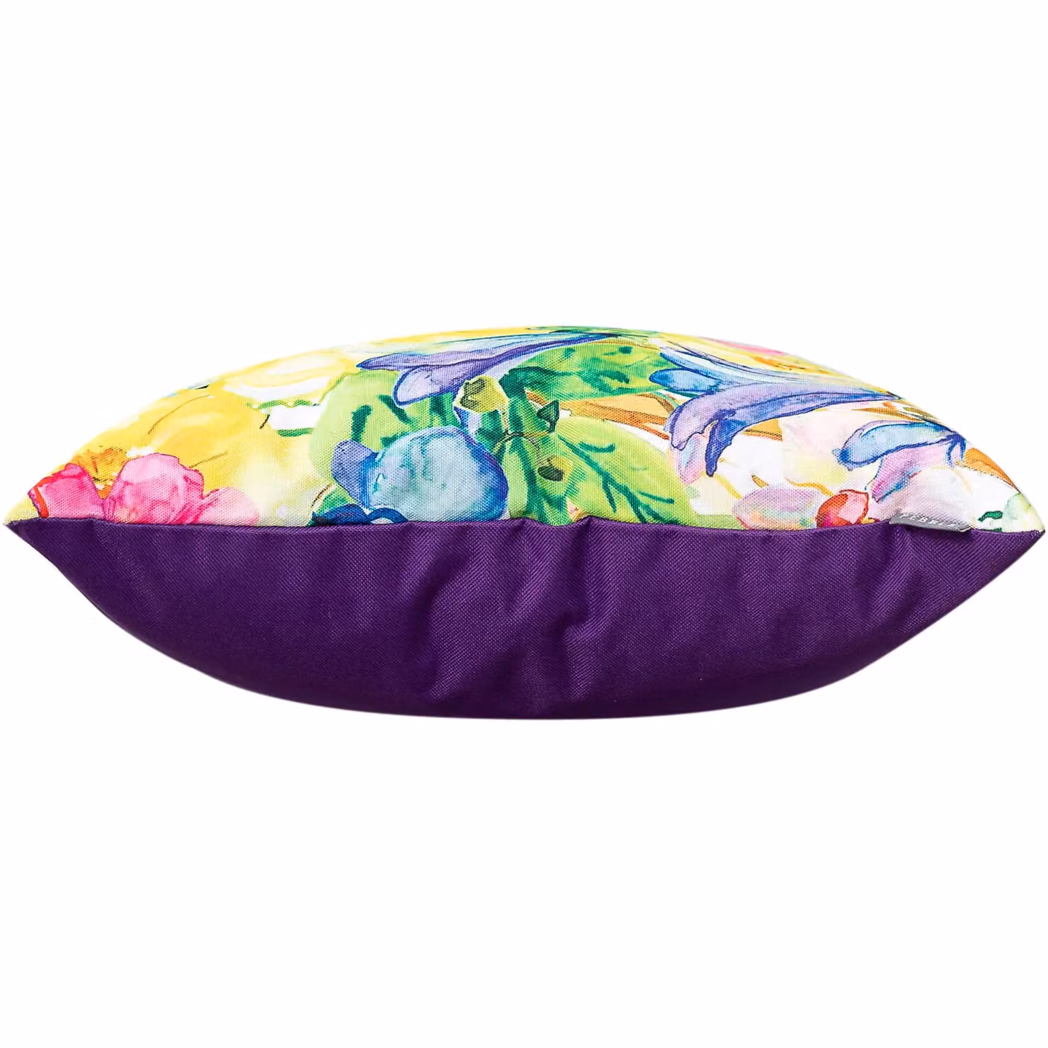 ICON Papaya Fruit Print Waterproof Indoor and Outdoor Cushion, Orange and Purple Multicolour – 2