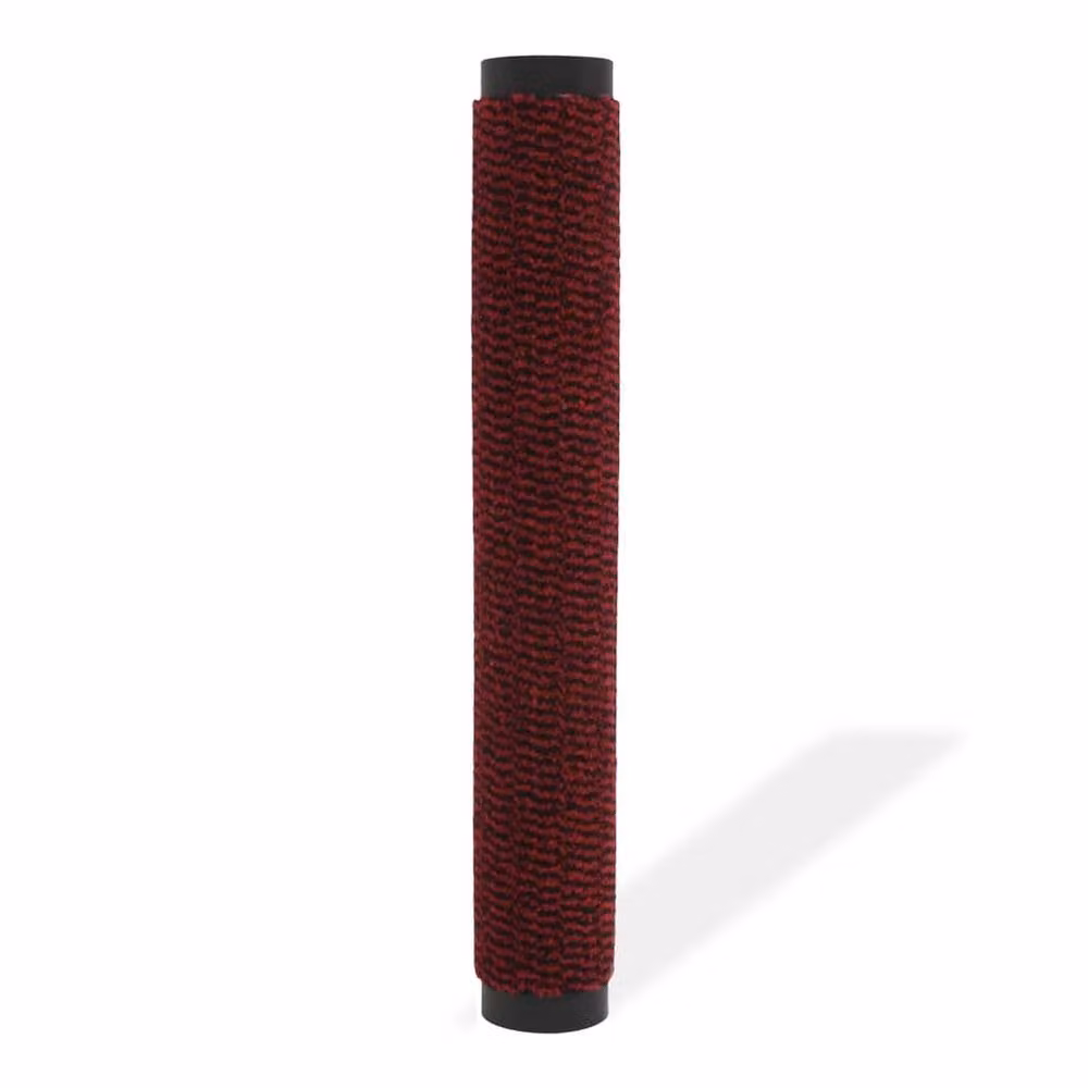 Berkfield Home Red Rectangular Tufted Dust Control Mat, W: 90 cm, L: 150 cm – 2