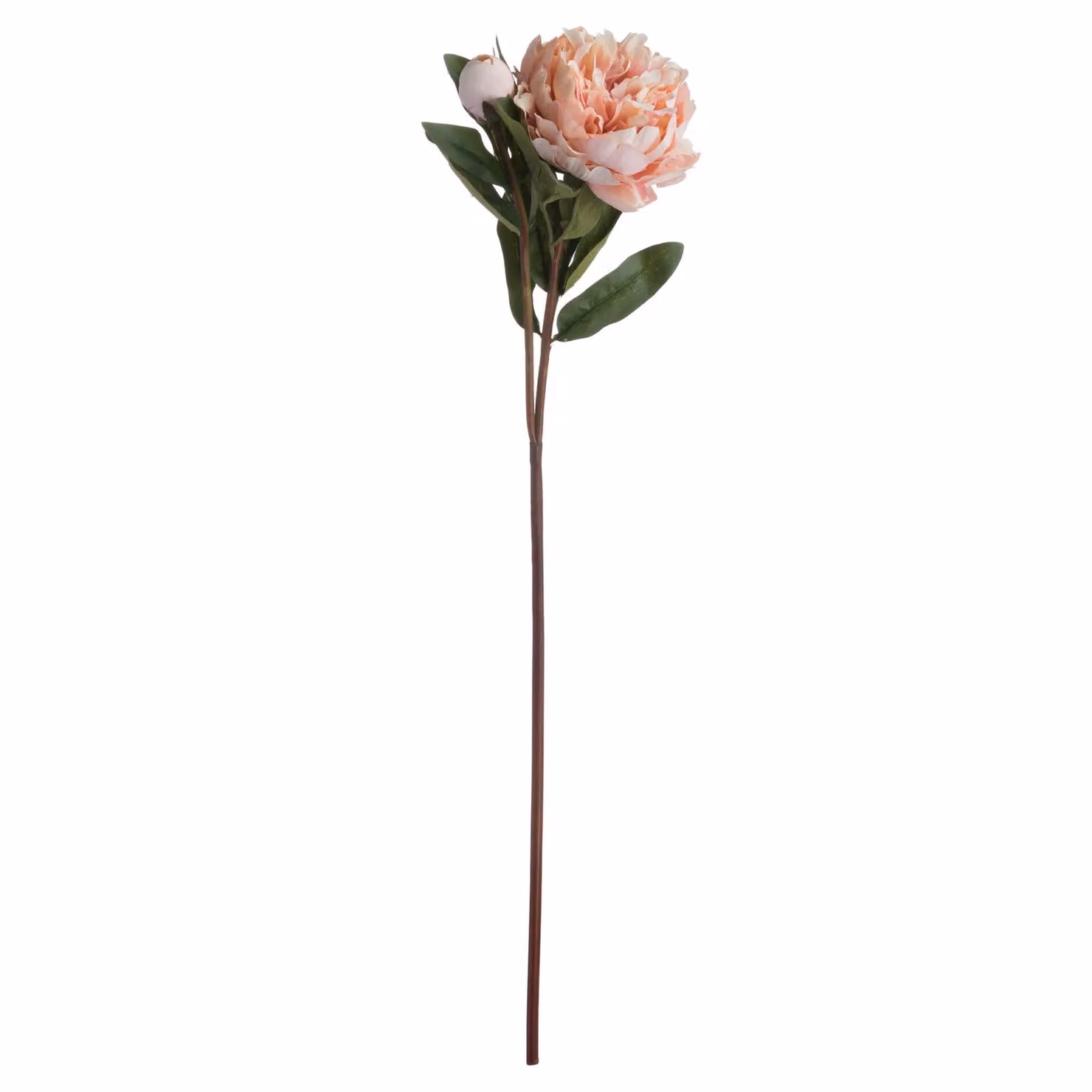 Love Lace Artificial Peach Peony and Rose Floral Arrangement in Orange and Pink – 3