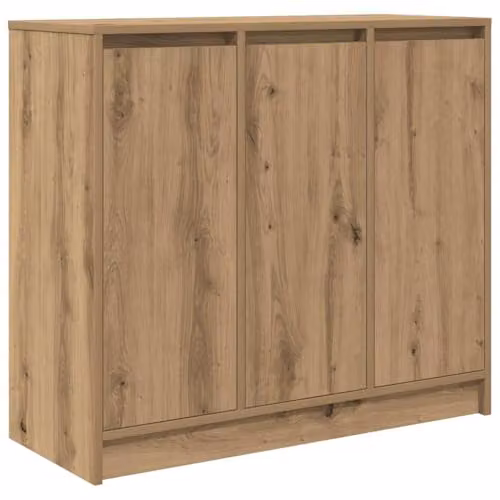 vidaXL Artisan Oak Sideboard in Brown, W/D/H: 85 x 34 x 76 cm