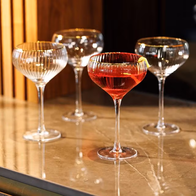Mikasa Transparent Cocktail Glasses, 4 x 350 ml