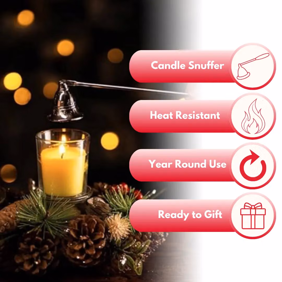 Marco Paul Stag Metal Handle Candle Snuffer in Silver – 3