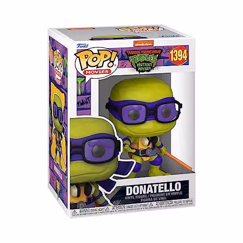 Funko Pop! Teenage Mutant Ninja Turtles Mutant Mayhem Donatello Green Vinyl Figure – 2