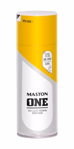 Maston Spray Paint ONE Gloss Signal Yellow RAL1003 400ml