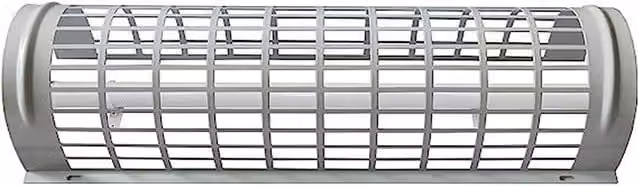 Mylek Cage Guard for Tubular Heaters, Silver, W: 120 cm
