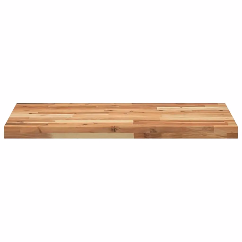 Berkfield Home Oil Finished Solid Wood Acacia Bathroom Vanity Countertop, Brown, W: 160 cm, D: 50 cm, H: 4 cm – 2