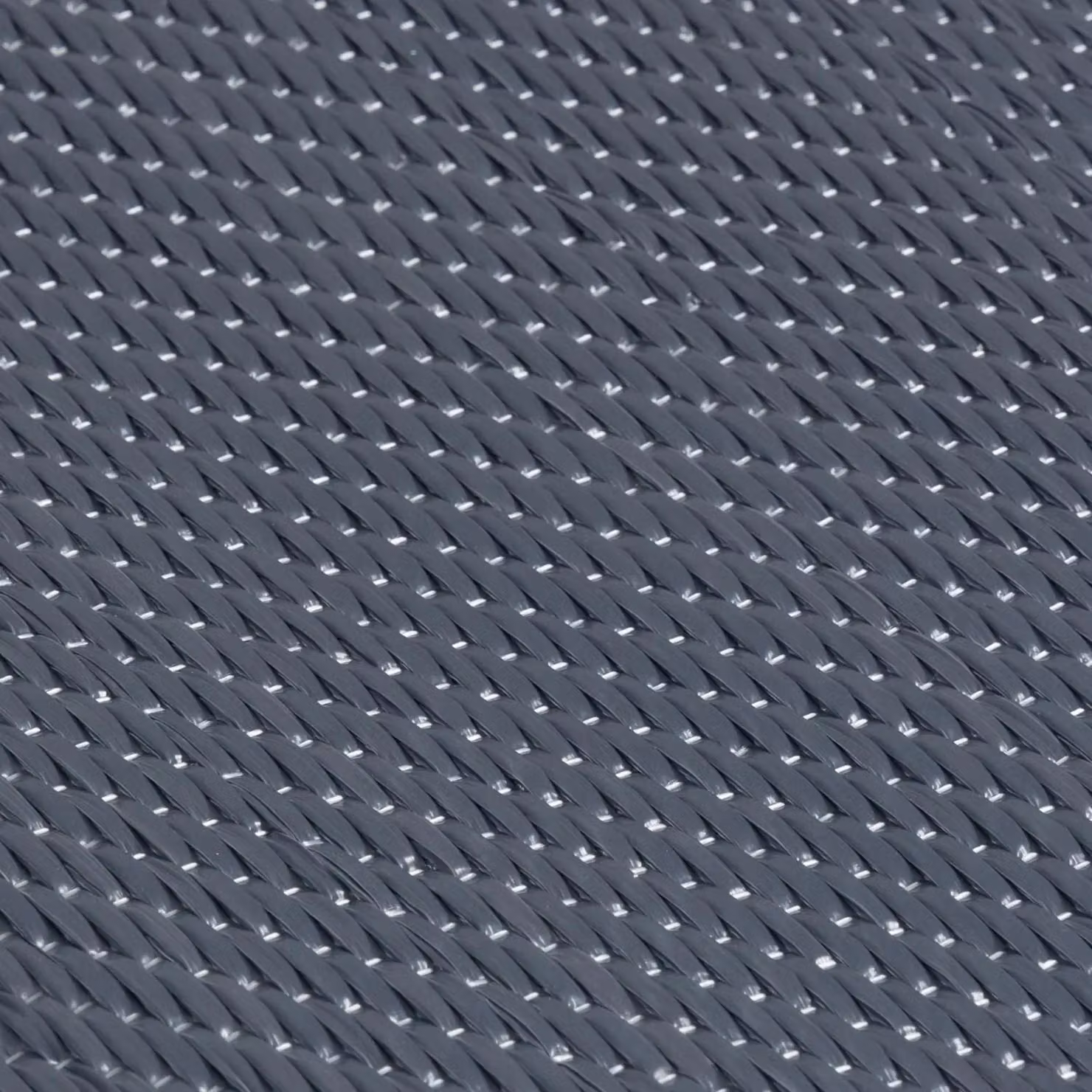 THE RUGS Solid Urban 1000 Reversible Weatherproof Outdoor Rug in Anthracite Dark Grey, W: 150 cm, L: 220 cm – 2