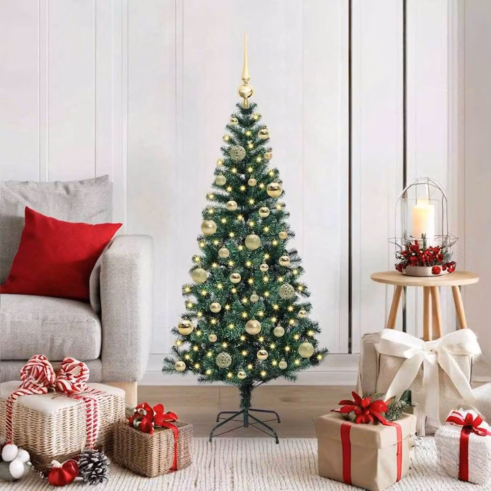 Berkfield Home Elegant Pre-lit Artificial Christmas Tree in Green, Height: 120 cm – 2