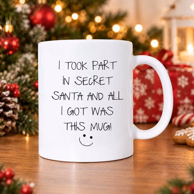 60 Second Makeover I Took Part In Secret Santa & All I Got Was This Mug Ceramic White – 1