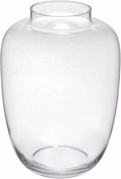 KDMD Transparent Glass Balloon Vase, Height: 35 cm
