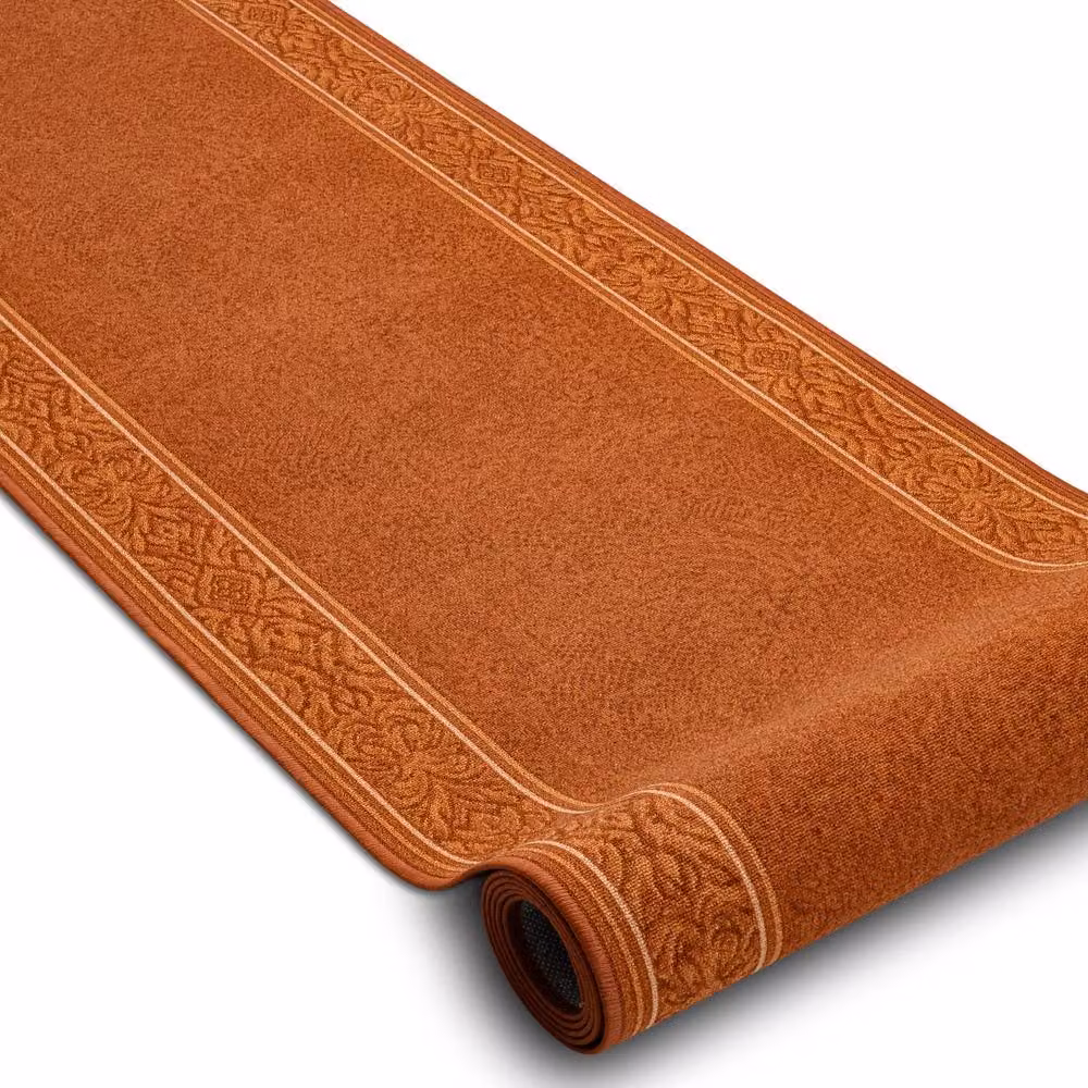 RugsX Sttropez Anti-Slip Runner in Brown and Orange, W/D/H: 67 x 200 cm – 2