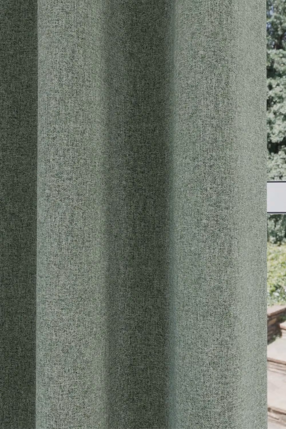 Enhanced Living Austin Blackout Eyelet Curtains, Sage Green, W: 117 cm, H: 183 cm – 2