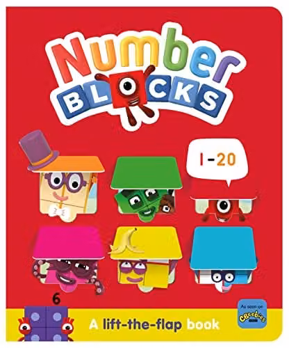 Sweet Cherry Publishing Numberblocks 1-20: A Lift the Flap Board Book, Multicolour