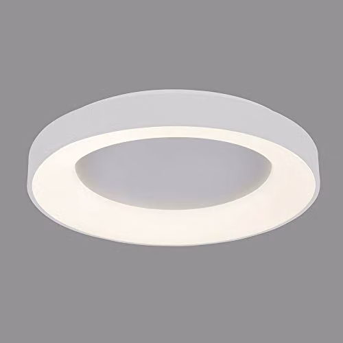 Netlighting Modern LED Flush Ceiling Light White, Warm White 3000K 2200lm – 2