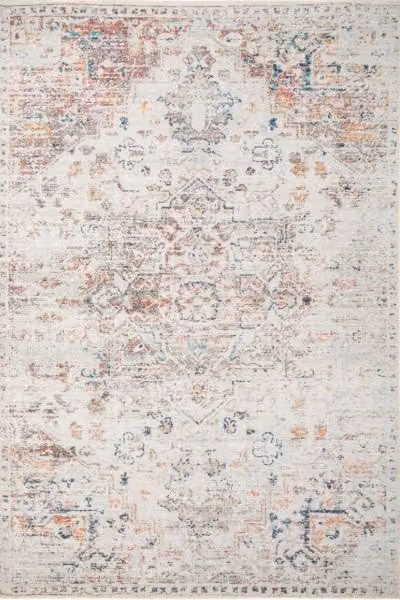 Kukoon Washable and Non-Slip Large Area Rug for Living Room or Bedroom, Ivory/Beige, W: 80 cm, L: 150 cm – 1