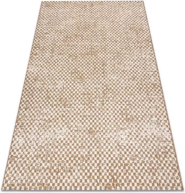 RugsX Flat Weave Beige Rectangular Rug, W: 290 cm, D: 200 cm – 1