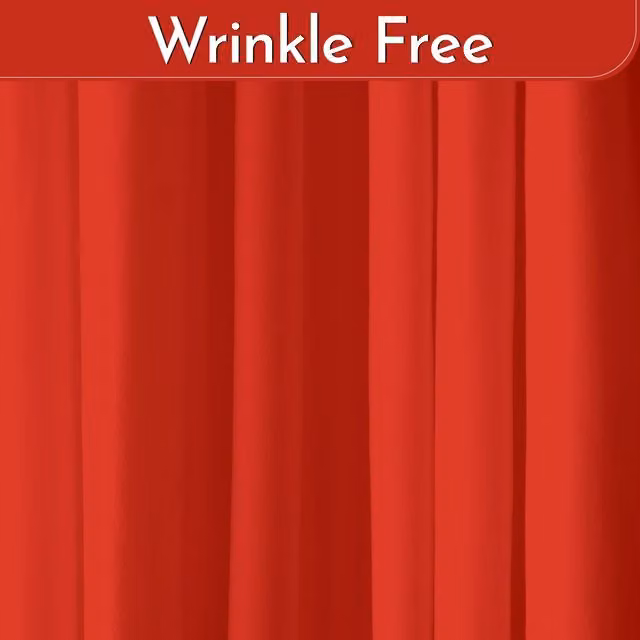Trimming Shop Wrinkle-Free Red Spandex Backdrop Curtain, W: 600 cm, H: 300 cm