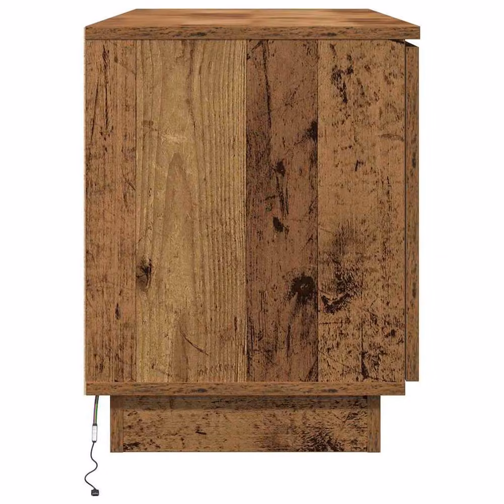 Berkfield Home Modern TV Cabinet in Old Wood Brown, W/D/H: 100 x 38 x 49 cm – 6