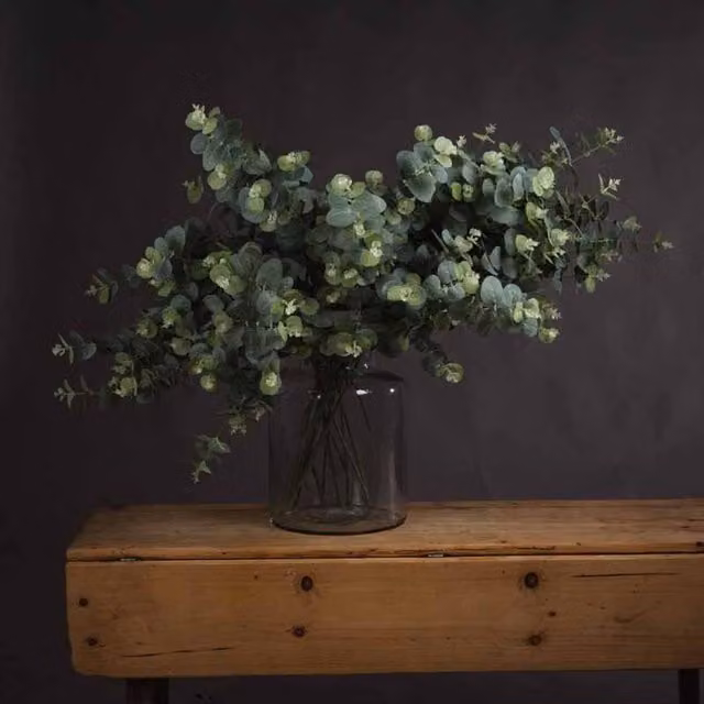 Lemon Pavilion Green Eucalyptus Artificial Plant, W13 x D22 x H91 cm