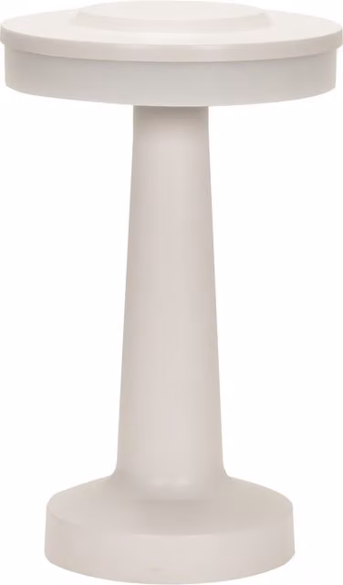 ValueLights White Modern LED Rechargeable Outdoor Table Lamp Lantern