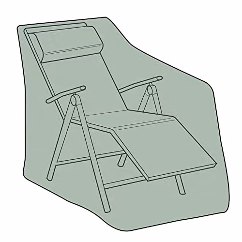Gainsborough Brown Weatherproof Recliner Garden Furniture Cover with Water Repellent Polyester and Ties – 2