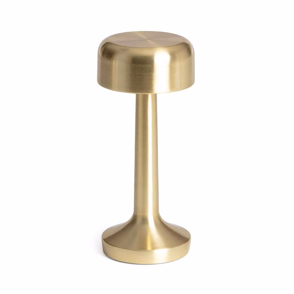 Sweekeek Dimmable LED Indoor Table Lamp in Gold Metal, Diameter: 9 cm – 2