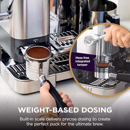Ninja Luxe Café Pro Series ES701UK 3-in-1 Coffee Machine with Integrated Scale and Cold Brew Function, Silver – 3