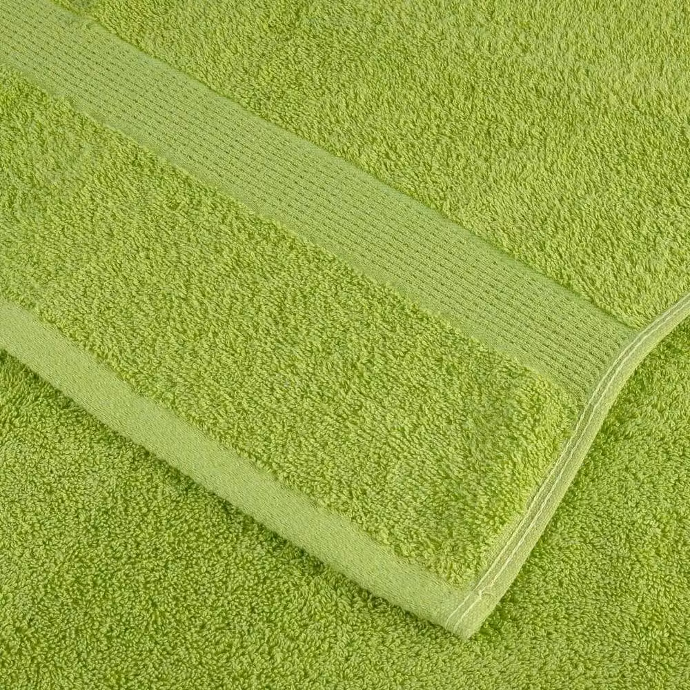 Berkfield Home SOLUND Premium Cotton Soap Towels, Apple Green, 2 Pack, W: 30 cm x H: 30 cm, 600 gsm – 2