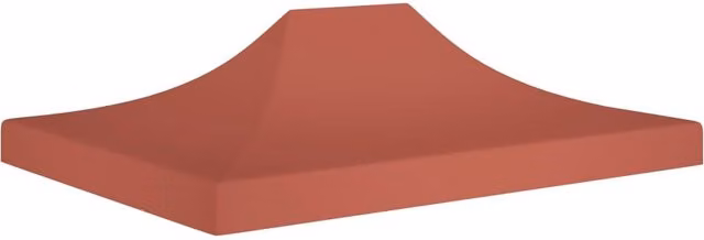 Berkfield Home Party Tent Roof in Brown, 4 x 3 m