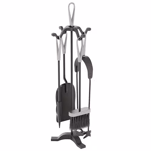 Fire Vida Buxton 5-Piece Companion Set in Black and Nickel – 2