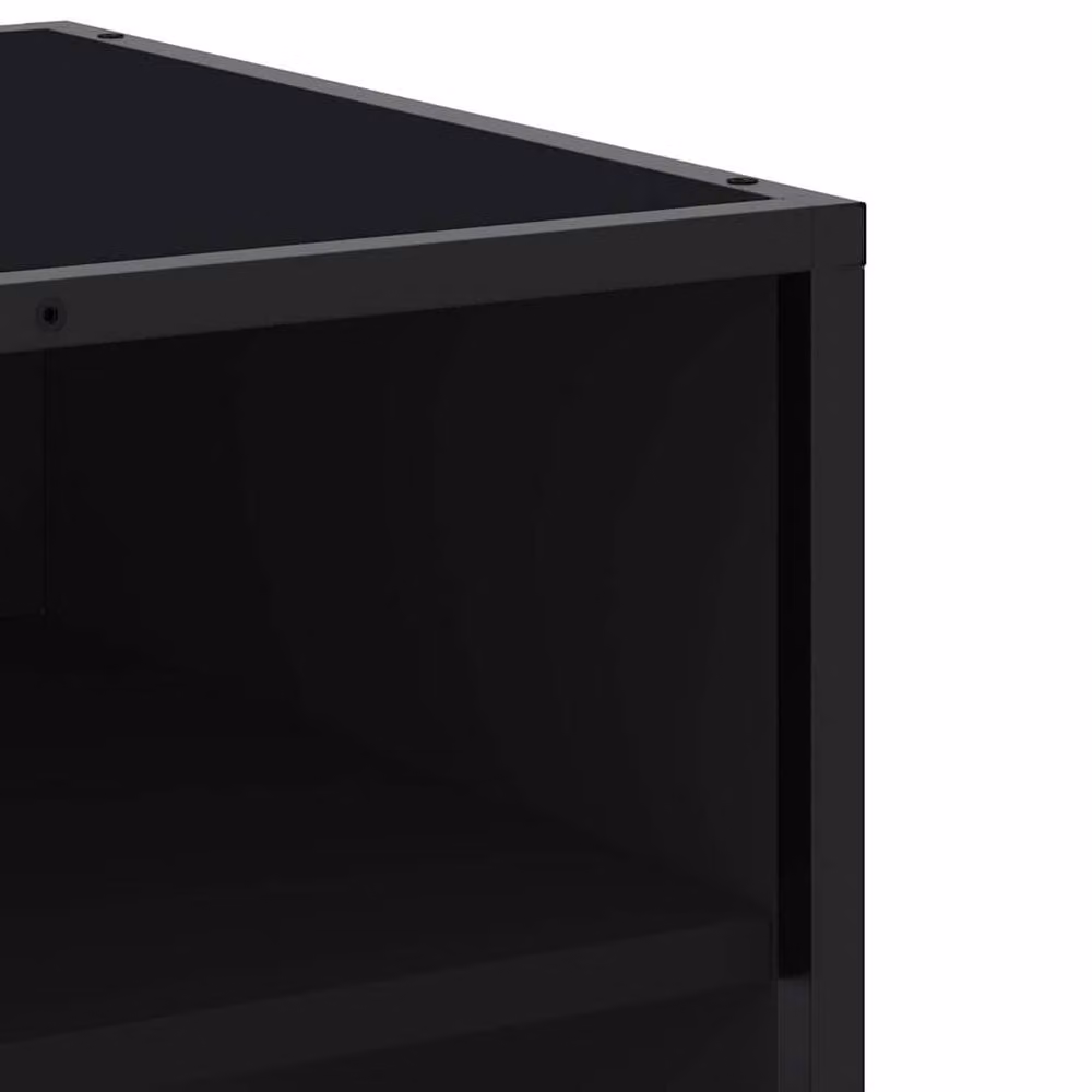 Berkfield Home Modern Black Matt TV Cabinet W/D/H: 270 x 40 x 46 cm – 4