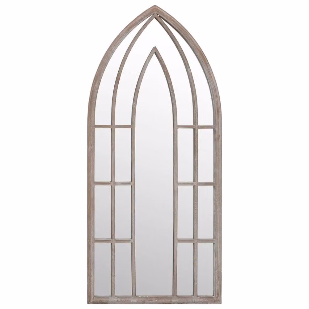 Berkfield Home Sand Rectangular Wall Mirror in Beige, W: 100 cm, H: 45 cm – 3