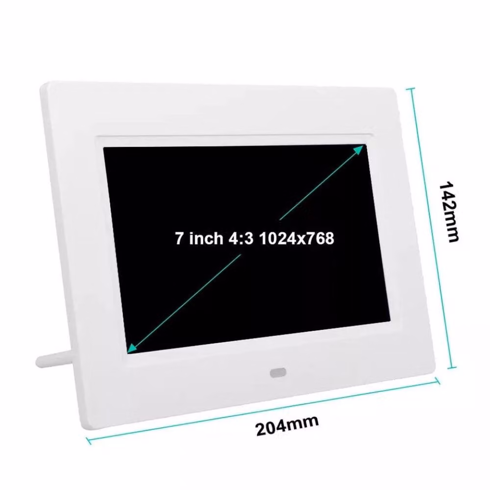 PAWNORA Digital Alarm Clock with Calendar and Datetime in White – 2