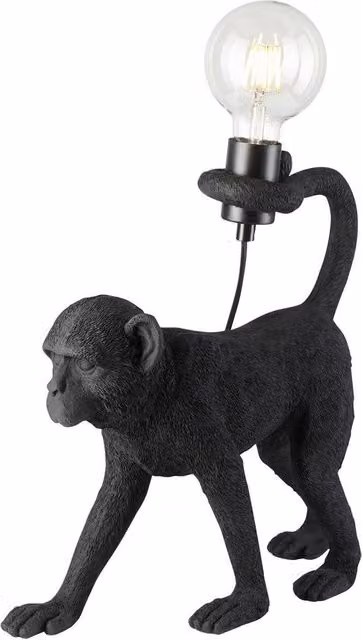 Netlighting Capuchin Table Lamp in Black with LED Bulb