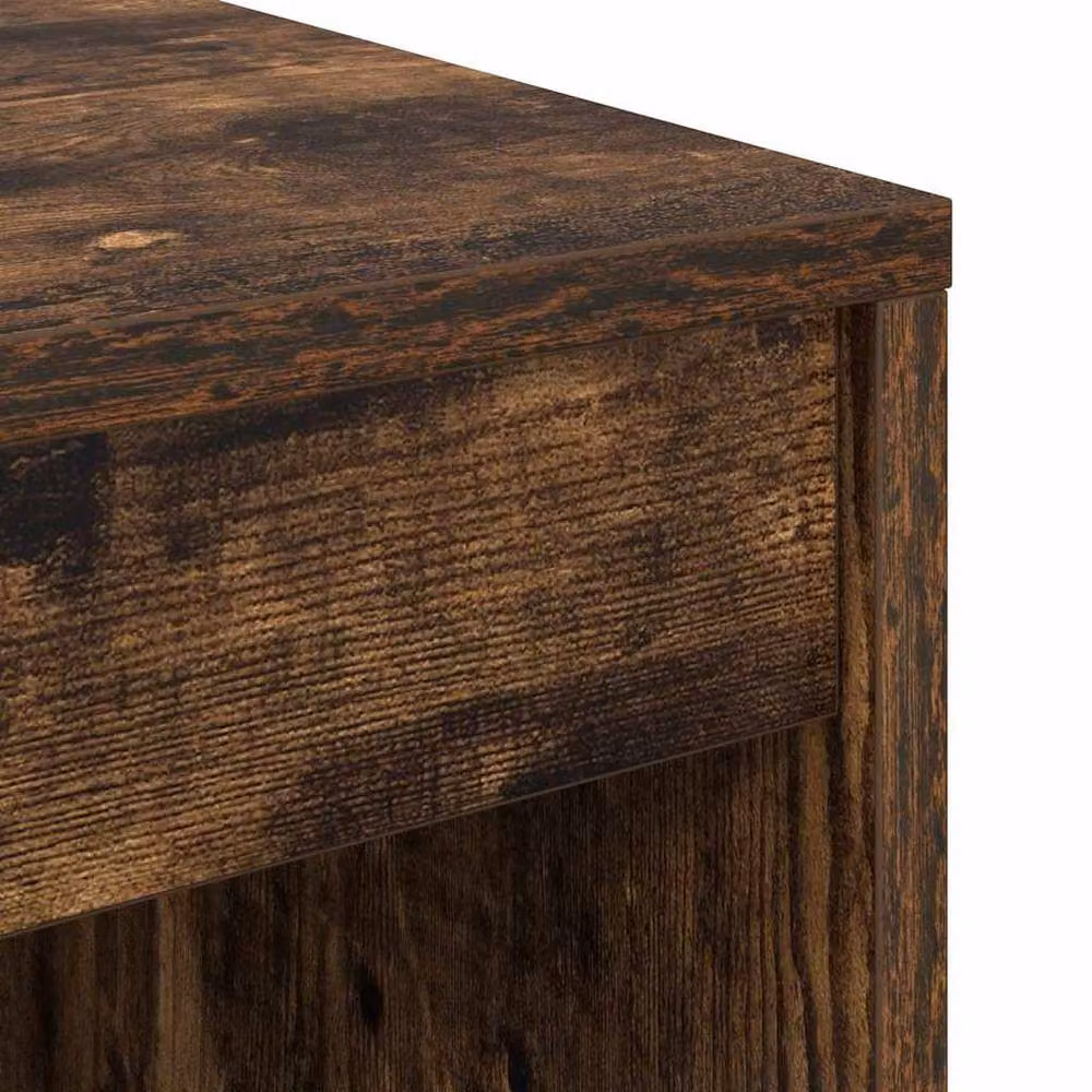 Berkfield Home Modern Writing Desk in Smoked Oak Brown, W/D/H: 70 x 50 x 76 cm – 6