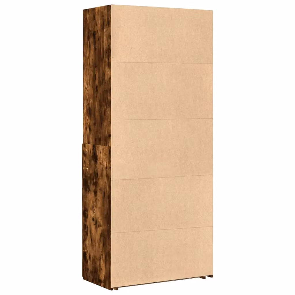 Berkfield Home Smoked Oak Highboard in Brown, W/D/H: 80 x 42.5 x 185 cm – 2
