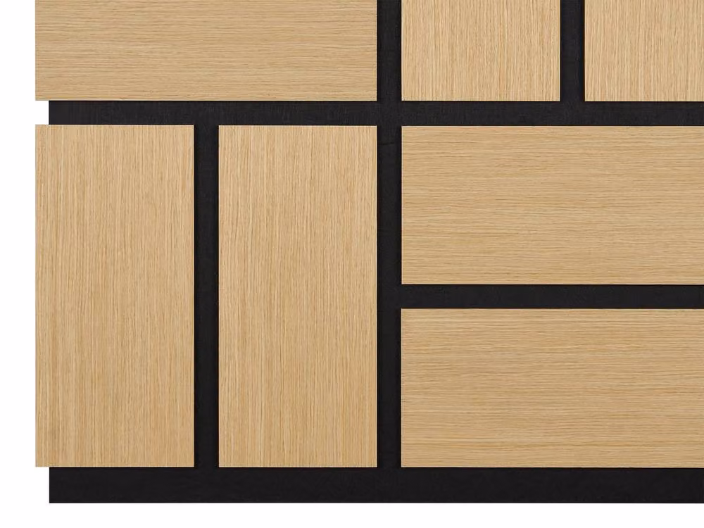 Fuse Acoustic Wooden Parquet Wall Panel in Brown MDF – 9