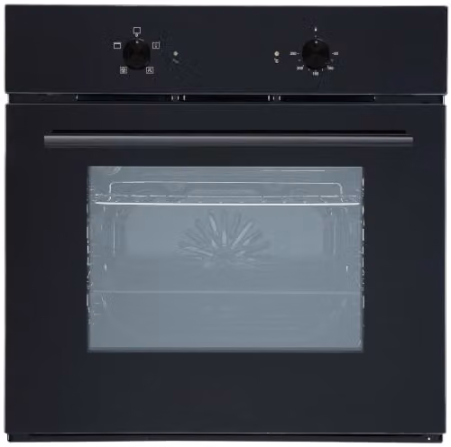 Cata CUL57MMBK Black Built-in 60cm Electric Single Oven with Slim Depth and A Energy Rating