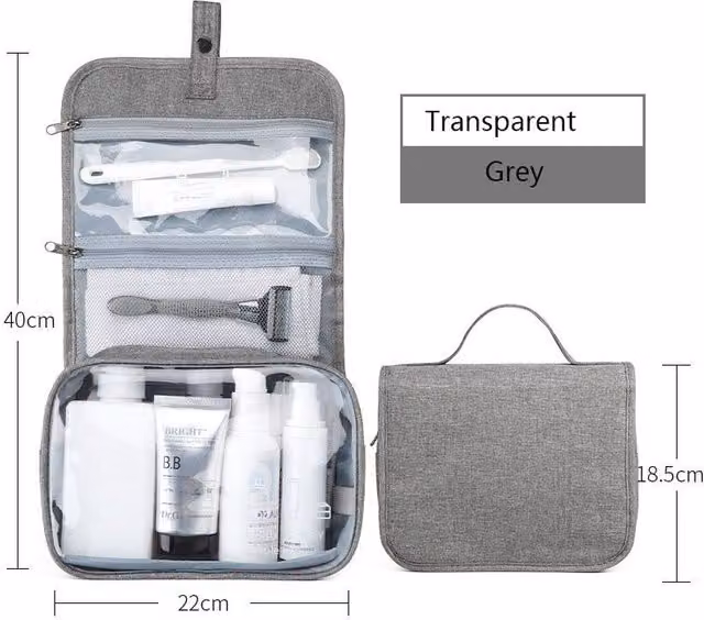 Leaper Large Capacity Portable Waterproof Foldable Storage Bag in Grey