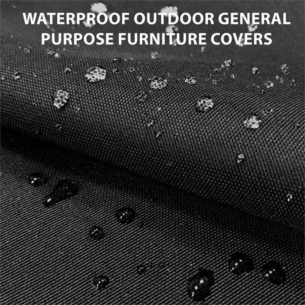 NESTLUNE Waterproof Black Outdoor Garden Furniture Cover – 3