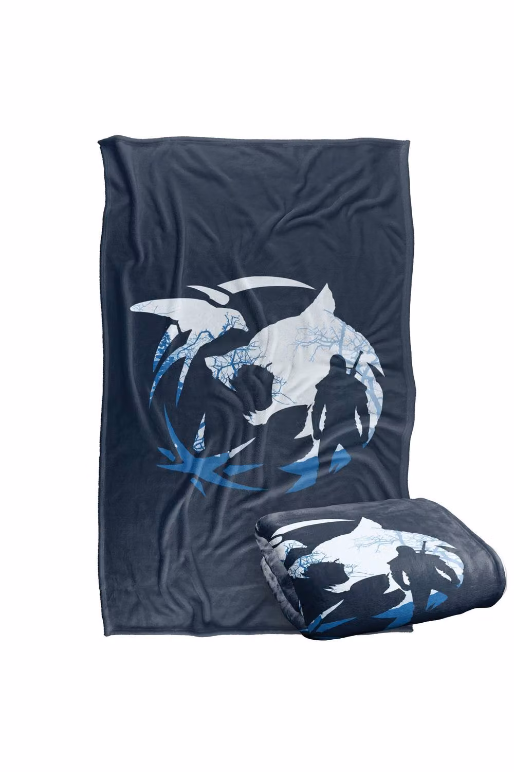 The Witcher Logo Silhouette Super Soft Silky Touch Fleece Throw Blanket, Multicolour, W: 91 cm, D: 147 cm – 6