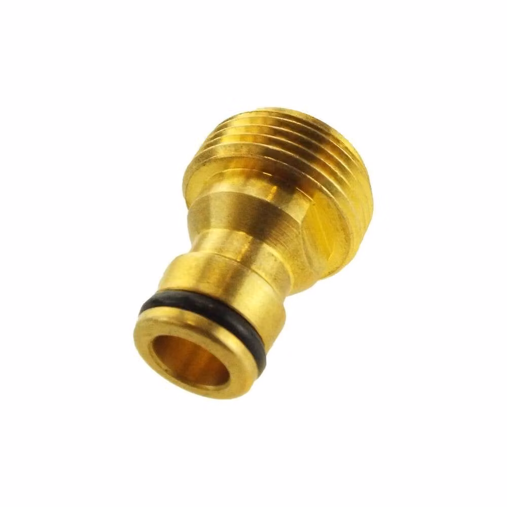 SPETLEK 2x Solid Brass Quick Coupling Patio Watering Fittings in Gold, 100g – 2